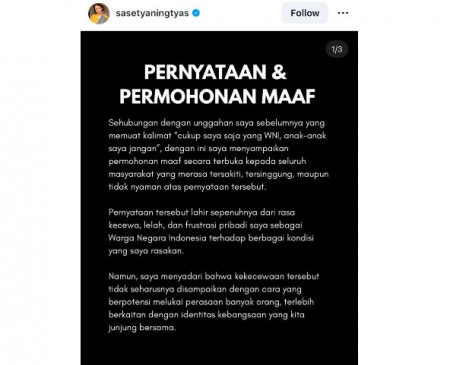 Setelah Viral 'Cukup Aku Aja yang WNI', Tyas Eks Awardee LPDP Ini Akhirnya Minta Maaf