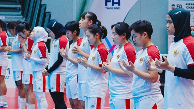 Skuad Timnas futsal putri Indonesia (Foto: Instagram Timnas Futsal Indonesia)