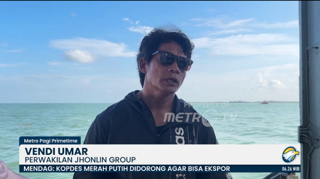 Vendi Umar Perwakilan Jhonlin Group. 