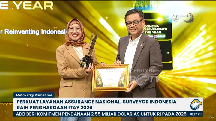 Surveyor Indonesia Raih Excellence in National Assurance Services 2026, Tegaskan Peran sebagai Guardian of Assurance