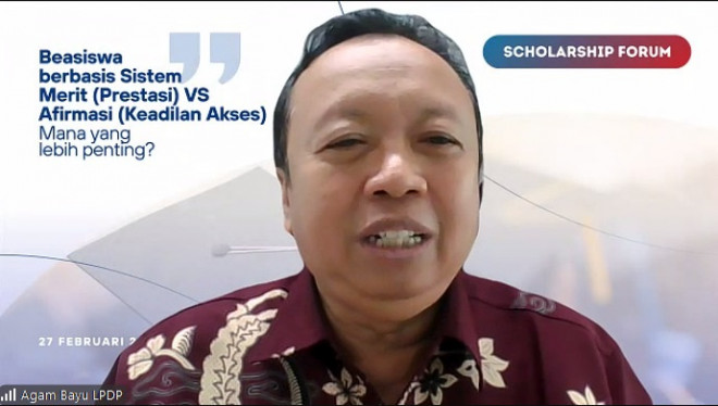 Kepala Divisi Kerja Sama dan Pengembangan Beasiswa LPDP RI, Agam Bayu Suryanto. DOK 