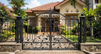 5 Desain Pagar Besi Tempa Elegan untuk Rumah