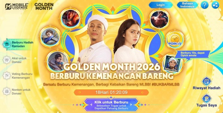 MLBB Gelar Golden Month 2026, Donasikan Rp200 Juta untuk 300 Anak