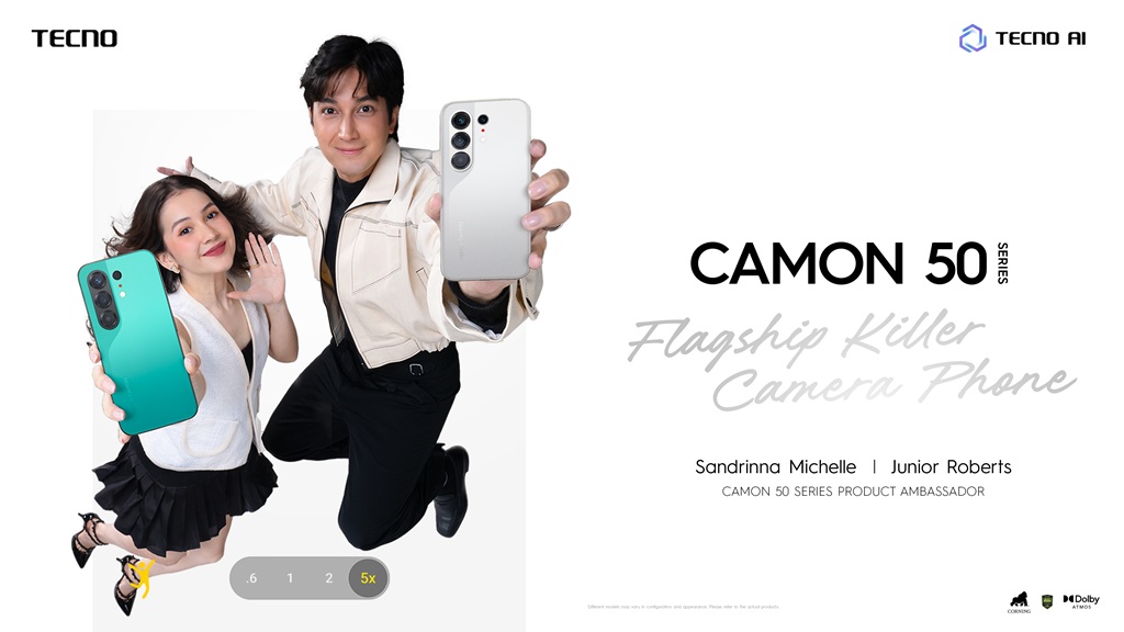 Tecno Camon 50 Series resmi hadir di Indonesia. Usung AI imaging, kamera 50MP Sony, layar 1.5K 144Hz, harga mulai Rp3,5 jutaan.