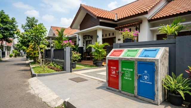 Inspirasi Tempat Sampah Depan Rumah agar Tak Kumuh