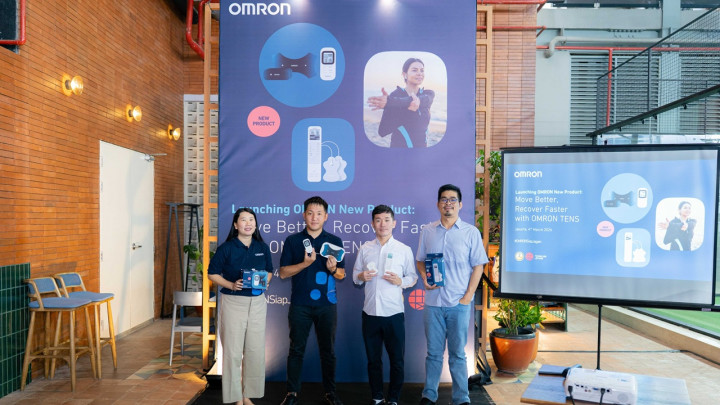 Omron Perkuat Solusi Terapi Nyeri, Luncurkan Dua TENS Terbaru