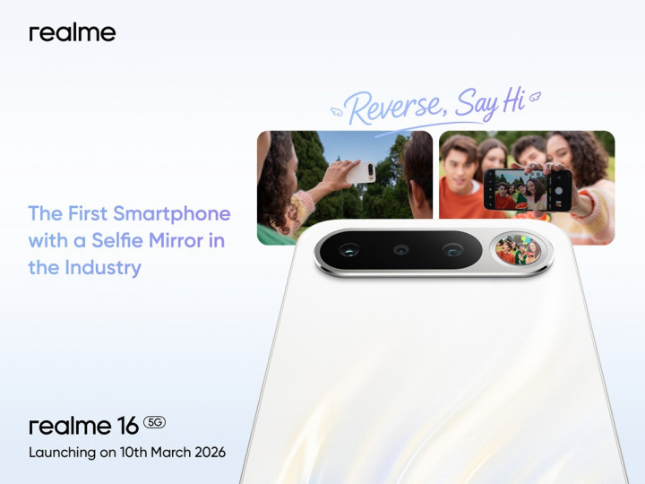 realme 16 5G Jadi Smartphone Pertama dengan Selfie Mirror
