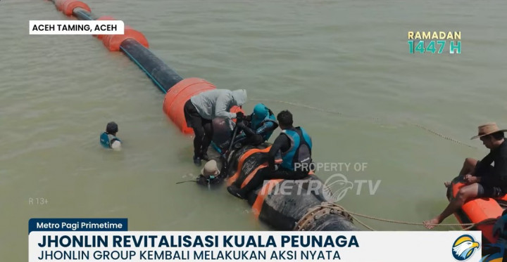 Jhonlin Group Keruk Muara Sungai di Aceh Tamiang, Percepat Pemulihan Ekonomi Nelayan