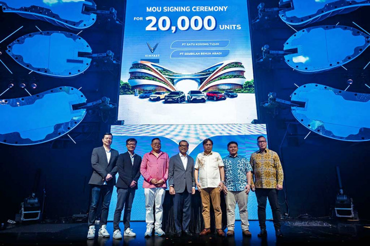 VinFast Siap Pasok 20.000 Kendaraan Listrik ke Mitra Transportasi di Indonesia