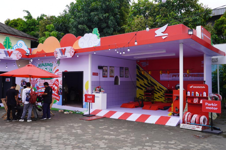 Wahana Honda Bikin Posko Mudik, Bisa Santai Sambil Servis Motor