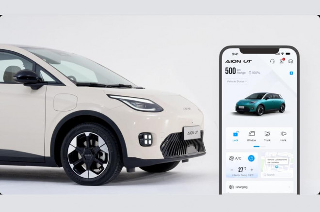 GAC Apps untuk mobil listrik AION. GAC