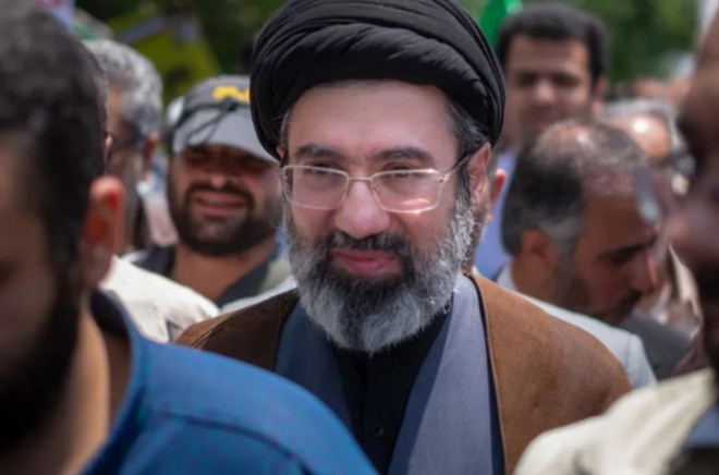 Mojtaba Khamenei. DOK Morteza Nikoubazl NurPhoto via CNN