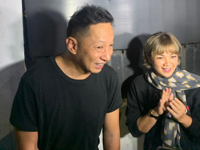 Ringgo Agus Rahman melayat ke rumah duka Vidi Aldiano (Foto: Medcom)