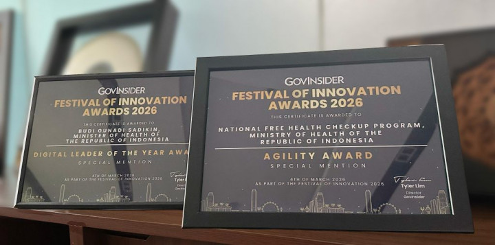 International Recognition! Menkes & Program CKG Baru Aja Menang Award