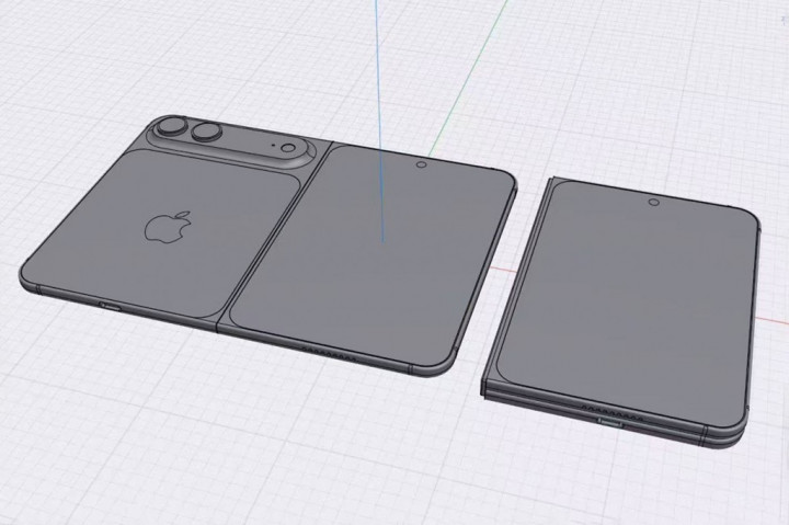 Bocoran Render Ungkap Desain iPhone Fold, Ponsel Lipat Pertama Apple
