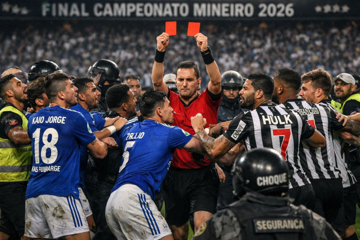 Final Campeonato Mineiro Rusuh, 23 Pemain Cruzeiro dan Atletico