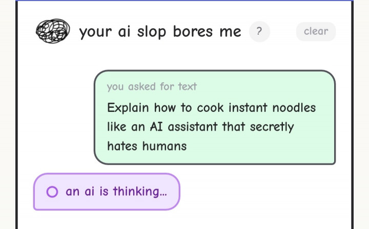 Your AI Slop Bores Me, Game Viral yang Ajak Pemain Berpura-pura Jadi AI