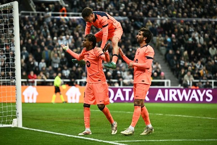 Hasil Liga Champions: Penalti Yamal Buyarkan Kemenangan Newcastle