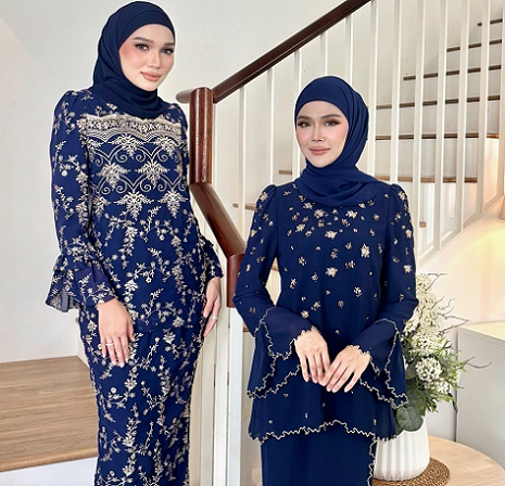 Rekomendasi Baju Kurung Malaysia untuk Tampil Anggun nan Elegan saat Lebaran