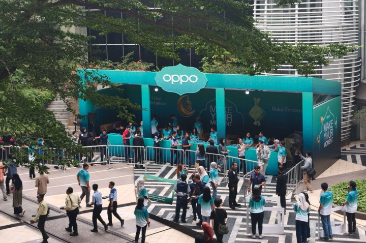 Oppo Bagikan Lebih dari 60.000 Makanan Lewat Program Ramadan Make Your Moment