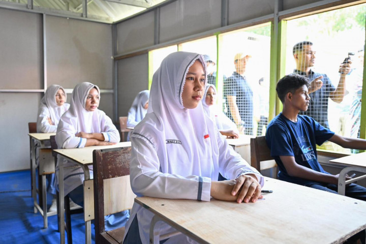 Ruang Kelas Daruat Bangkitkan Semangat Belajar Murid di Kabupaten Bireun Aceh Pascabencana
