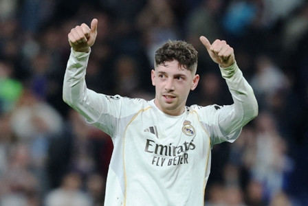 Hasil Liga Champions: Madrid Hajar City, Valverde Cetak <i>Hattrick</i>