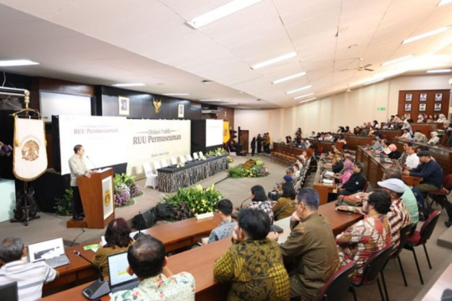 Pembahasan RUU Permuseuman. Foto: Kemenbud