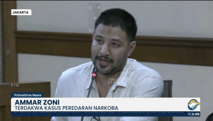 Edarkan Narkoba di Rutan, Ammar Zoni Dituntut 9 Tahun Penjara