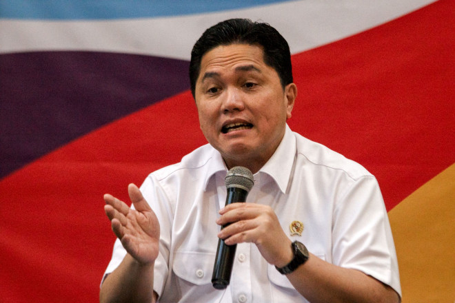 Menpora Erick Thohir. (Foto: ADITYA IRAWAN / AFP) 