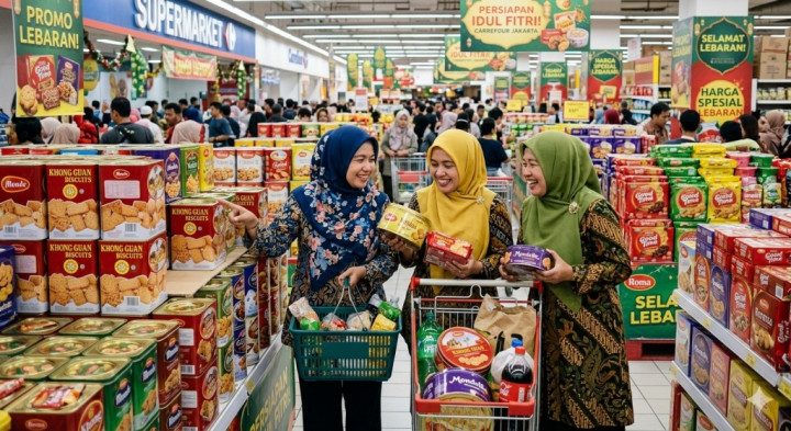 Jelang Lebaran, Biskuit dan Makeup Jadi Produk Paling Diburu
