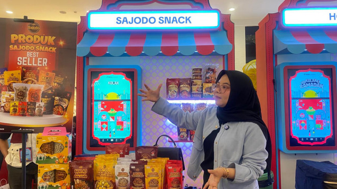 Firda Khaerunnisa (Co-Founder Sajodo Snack) di KOLAK Ramadan (Foto: Medcom.id/Fany Wirda)