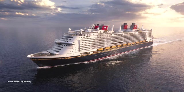  Kapal pesiar Disney Adventure.  (Foto: Dok. Disney/Disney Cruise Line)