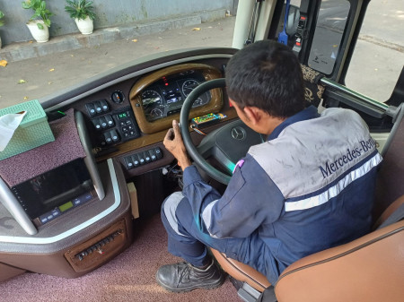 Bus untuk Mudik Lebaran Juga Butuh Dukungan Bengkel Siaga