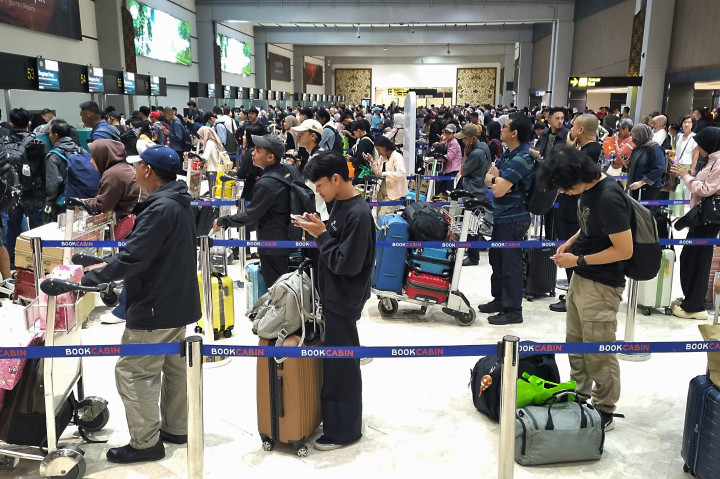 Lonjakan Pemudik Pesawat di Bandara Soekarno-Hatta