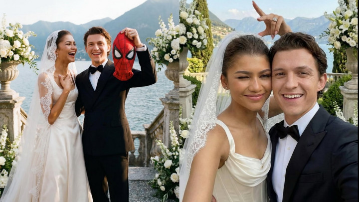 Zendaya Klarifikasi Foto Pernikahan dengan Tom Holland yang Viral
