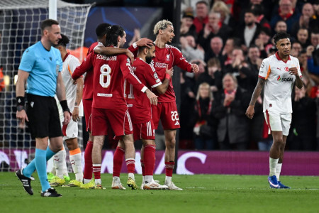 Hasil Liga Champions: Comeback di Anfield, Si Merah Tantang PSG di Perempat Final