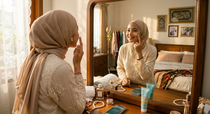 No Kusam Pas Salat Id! Ini Sunscreen Alfamart yang Bikin Kulit Tetap Fresh & Protected