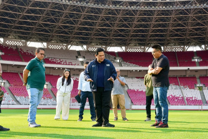 Cek Rumput GBK, Erick Thohir Pastikan Indonesia Siap Gelar FIFA Series 2026!