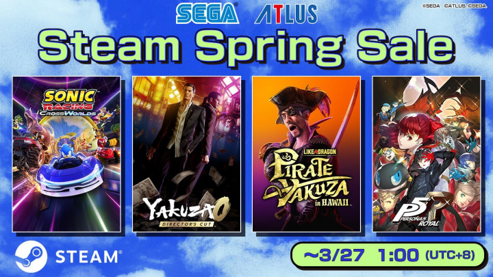 Sega Ramaikan Steam Spring Sale 2026, Diskon Game hingga 70 Persen