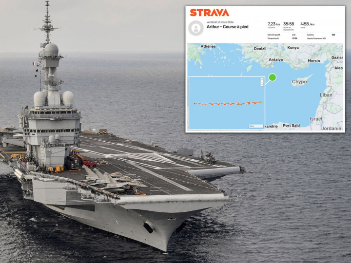 Akibat Aplikasi Strava, Lokasi Kapal Induk Perang Prancis Terungkap