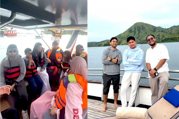 Liburan Bareng Keluarga, Kedekatan Azizah Salsha dan Nadif Zahiruddin Jadi Sorotan