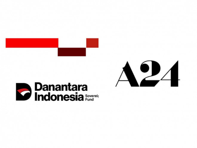 Logo BPi Danantara dan A24 