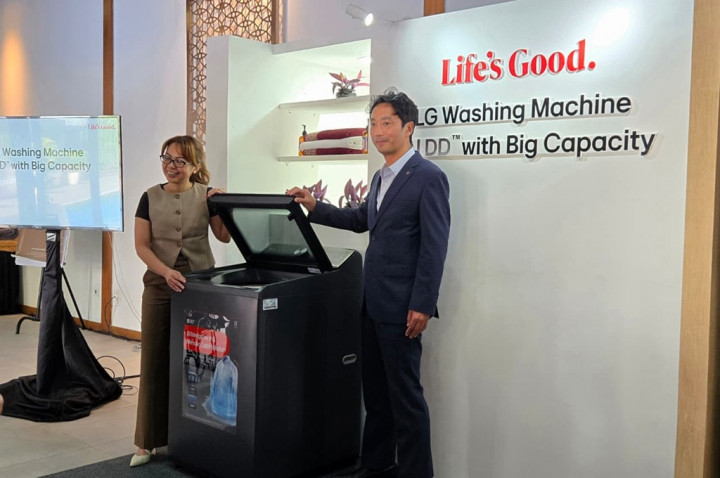 LG Perkenalkan Mesin Cuci AI Berkapasitas Besar, Dipimpin LG WashTower