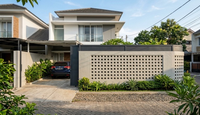 Pagar Hebel Kian Populer, Ini 5 Desain Uniknya