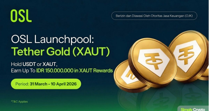 OSL Indonesia dan Tether Luncurkan Launchpool Tether Gold