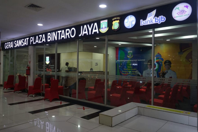 Gerai Samsat di Plaza Bintaro Jaya. Plaza Bintaro Jaya