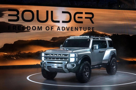 Hyundai Boulder Concept, SUV Boxy untuk Berpetualang