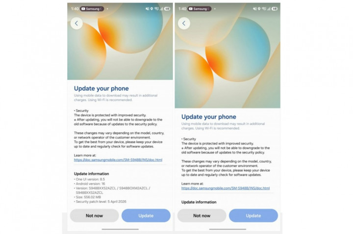 Update April 2026 Galaxy S26 Mulai Menyebar ke Lebih Banyak Negara