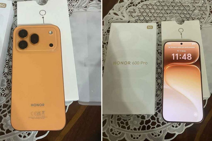 Honor 600 Pro Muncul di Foto Asli, Desain Mirip iPhone Semakin Terlihat