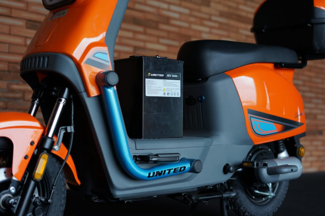 Baterai lithium sepeda listrik. United Bike